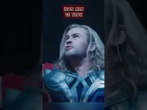 Thor vs Iron man #shortviral #avengersclips #viralshorts #avengers #marvel #peliculas