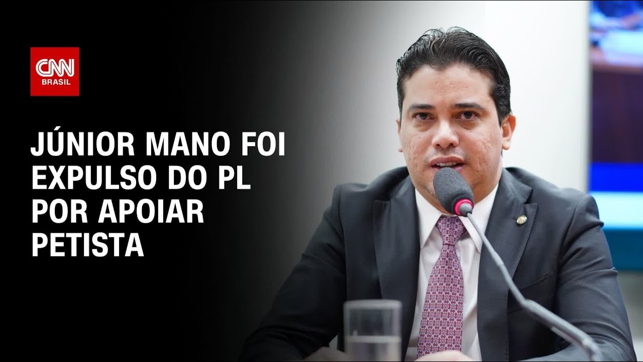 Deputado Júnior Mano foi expulso do PL por apoiar petistas | CNN ARENA