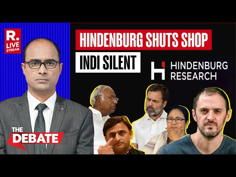 The Debate LIVE: Hindenburg Shuts Shop, INDI & Lobby In Silence | #TrendingDebate