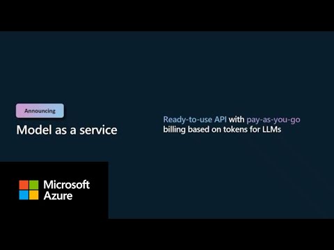 Model-as-a-service in Azure AI