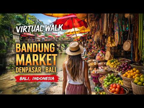 Virtual Walk Bandung Market, Denpasar, Bali, Indonesia