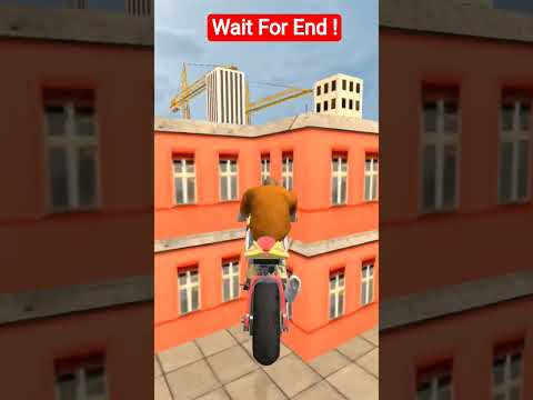 Rooftop Bike Stunts Game #shorts #gaming #games