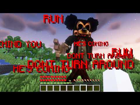 『呪われたディズニーの化け物』が毎晩襲ってくるホラーMODが怖すぎる【マインクラフト】