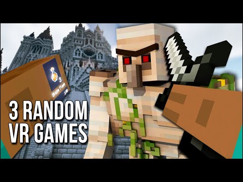 3 Random VR Games | Dark Souls 3 In Minecraft In VR Is A Wild ...