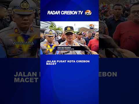 Jalan Pusat Kota Cirebon Macet