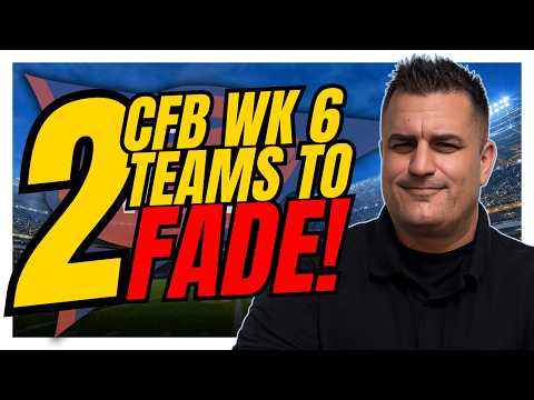 FADE These TWO Teams in College Football Week 6! CFB Picks &amp; BEST Bets