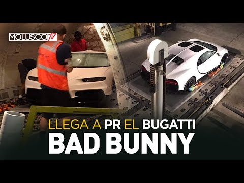 SE FILTRAN FOTOS DEL BUGATTI DE BAD BUNNY LLEGANDO A PR??