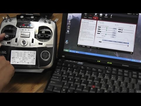 How to Program Futaba 14SG Radio to setup DJI WKM Part 3 - UCsFctXdFnbeoKpLefdEloEQ