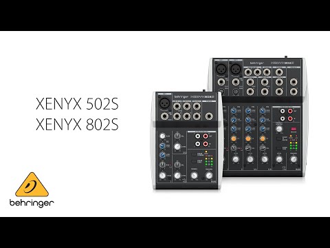 Introducing Behringer XENYX 502s and XENYX 802s Mixers