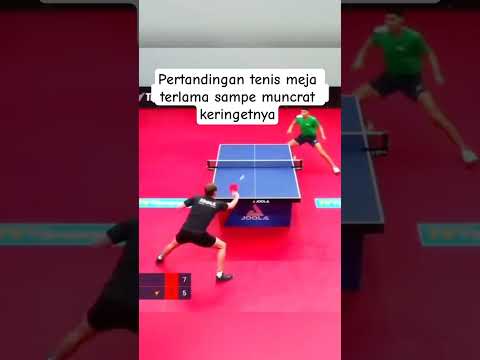Pertandingan tenis meja terlama sampe muncrat keringetnya bikin ketar ketir yg lihat