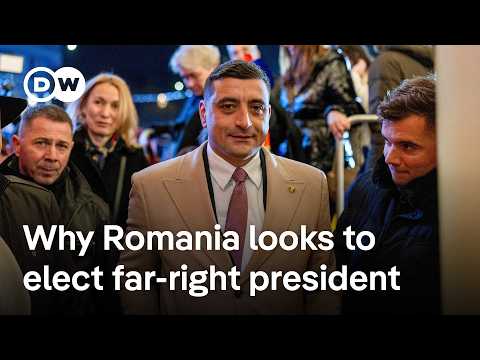 Romanian election: Hard-right nationalist candidate projected to be in lead | DW News