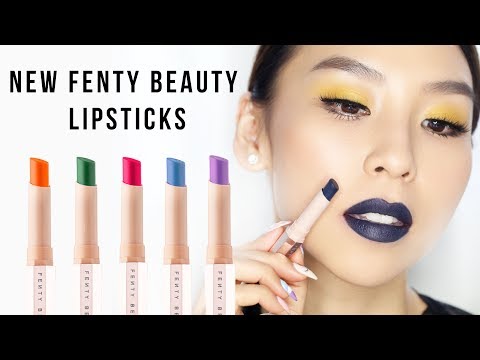 NEW Fenty Beauty Matte Lipsticks - Tina Tries It - UC0ng0jJflTuJBBH5DGvr1Pw