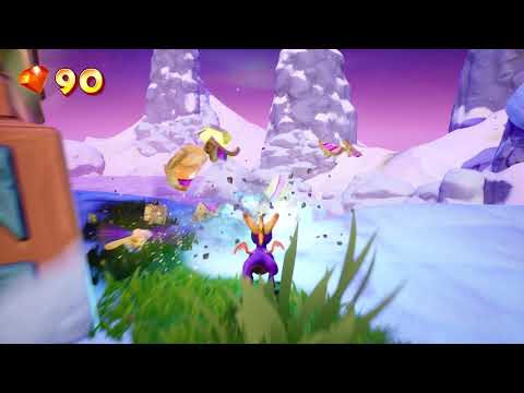 Spyro Reignited Trilogy - Trailer de gameplay de Altares Congelados em Português | PS4