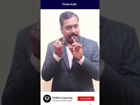What is Private Audit? – #Shortvideo – #auditing  – #bishalsingh -Video@19