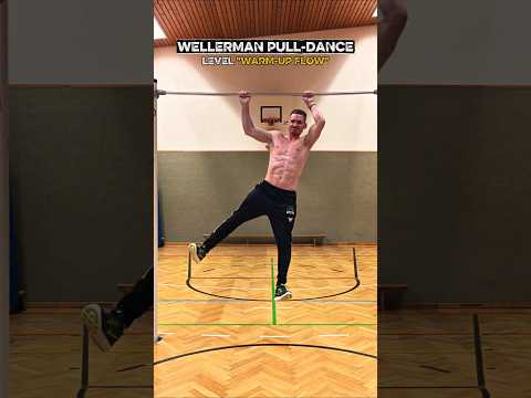 🌊Wellerman Pull-Dance 💪🏻Warm-up or Workout? You decide!  #pullups #pullupdance #wellerman #shorts
