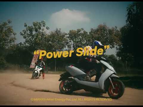 #Ather450X does a #powerslide | Wheee Camp: Dirt Edition