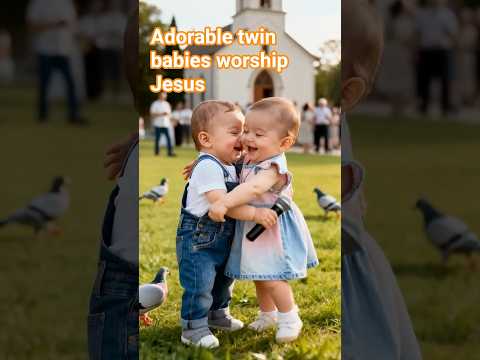 Twin Babies Worship Jesus 👶👶 | “I Love You Forever, Lord” | Heart-Melting Gospel Short