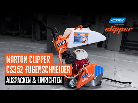 📦 Auspacken & Einrichten | Norton Clipper CS352 Fugenschneider