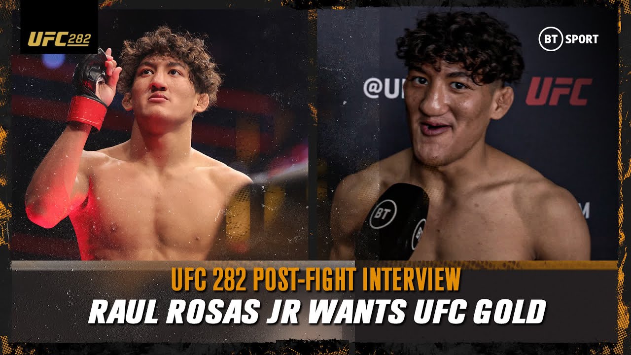 Raul Rosas Jr. on his next fight, going for UFC gold, and Conor McGregor praise | UFC 282 interview