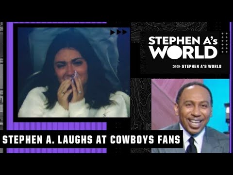 Stephen A. STILL can’t stop laughing at Cowboys fans tears | Stephen A.‘s World video clip
