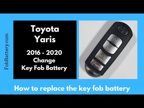 Come Sostituire La Batteria Della Chiave Della Toyota Yaris Toyota