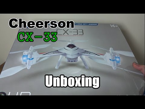 Cheerson CX 33 Unboxing - UC2c9N7iDxa-4D-b9T7avd7g