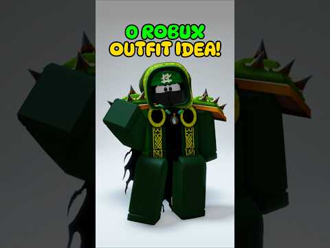 0 Robux Outfit Idea! Green Free Ninja Items & Avatar! No Limiteds! #roblox #shorts