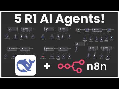 Build No Code AI Agents with Deepseek R1 in n8n! 🤖 + 5 FREE Templates!