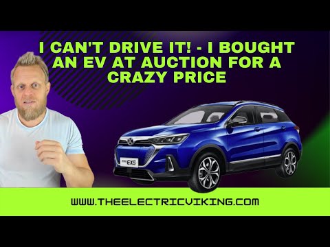 I can't drive it! - I bought an EV at auction for a CRAZY price