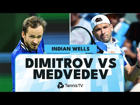 Daniil Medvedev vs Grigor Dimitrov | Indian Wells 2024 Highlights