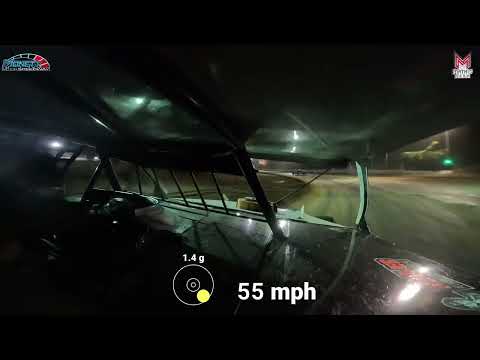 #00 Cason Harris - USRA B-Mod - 5-26-2024 Monett Motor Speedway - In Car Camera - dirt track racing video image