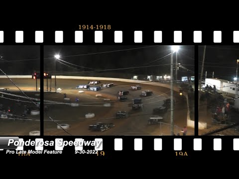 Ponderosa Speedway - Pro Late Model Feature - 9/30/2022 - dirt track racing video image
