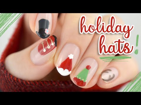 Cute Nail Art For Christmas 2021 Using A TOOTHPICK!