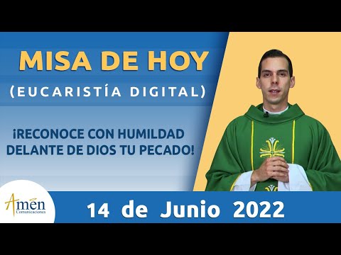 Misa de Hoy Martes 14 de Junio 2022 l Eucaristía Digital l Padre Carlos  Yepes l Católica l Dios - Salmo da Bíblia