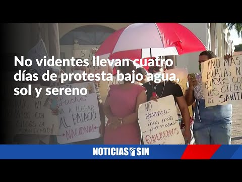 No videntes mantendrán lucha hasta lograr reunión con Roberto Fulcar