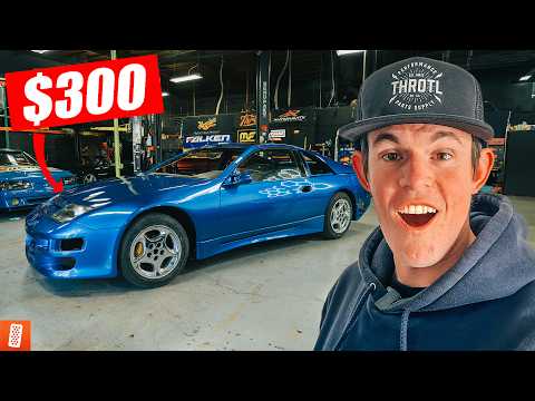 Transforming a 300ZX: Installing Wing, Cleaning Interior, and Upgrading Exterior | throtl