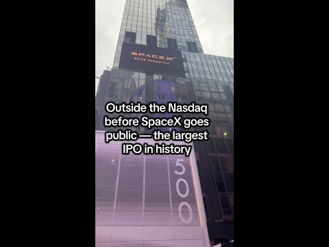 SpaceX IPO day 🚀