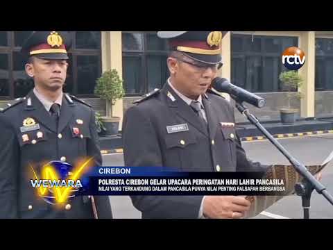 Polresta Cirebongelar Upacara Peringatan Hari Lahir Pancasila