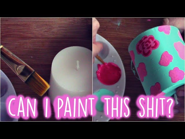 Can You Paint Candles?