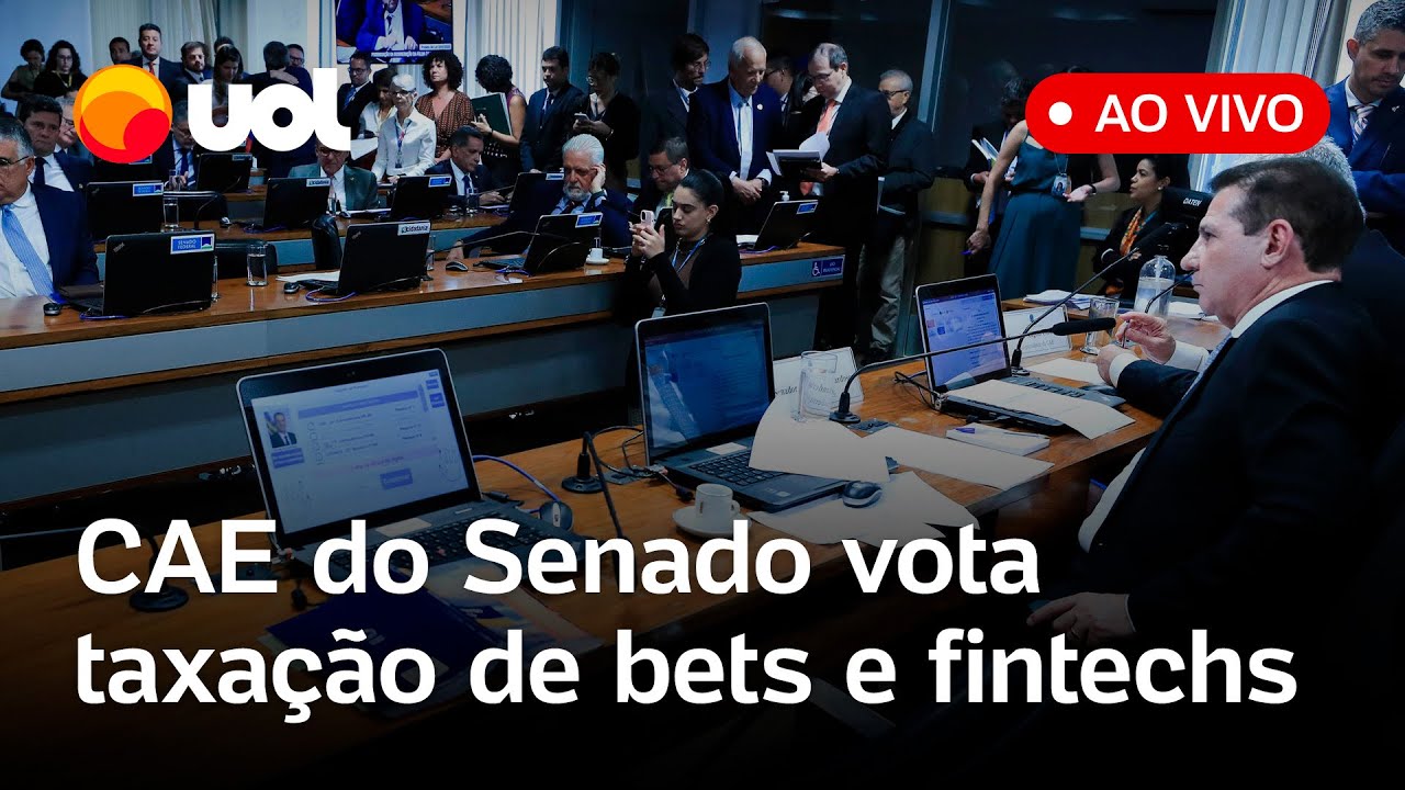 Comissão do Senado discute e vota projeto que aumenta a taxação sobre bets, fintechs e mais