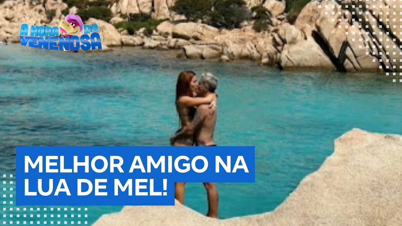 Bruno Gagliasso e Giovanna Ewbank levam amigo para viagem de lua de mel após renovação de votos