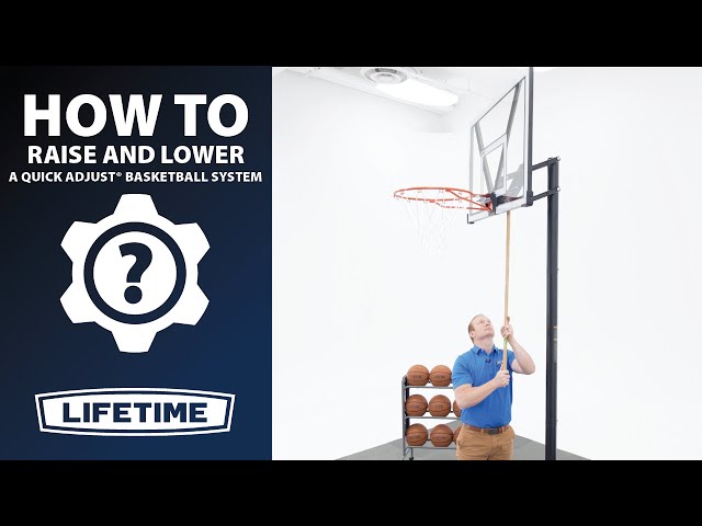 Lifetime Basketball Hoop Height Adjustment Parts
