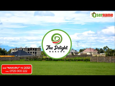 Land for Sale in Nakuru City | The Delight Nakuru | Kshs. 799,000