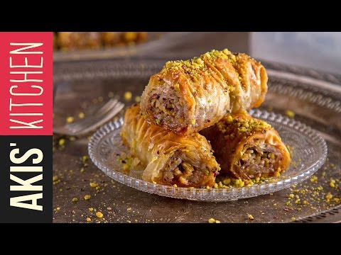 Rolled Baklava (Saragli) | Akis Kitchen - UCcbNHNmULeU1OoNylpPIRQQ