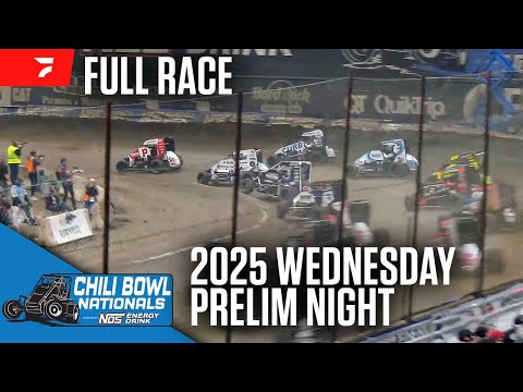 FULL RACE: 2025 Chili Bowl Nationals | Wednesday Preliminary Night - dirt track racing video image