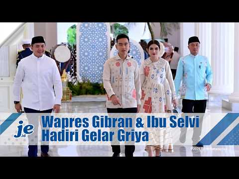Wapres Gibran & Ibu Selvi Ananda Hadiri Gelar Griya di Istana Merdeka