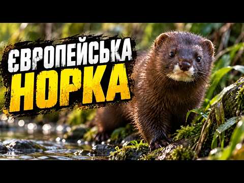 Європейська норка: рідкісний хижак наших річок | Mustela lutreola