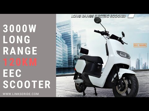 Long Range Chinese electric scooter EEC proved 3000W 45km/h
