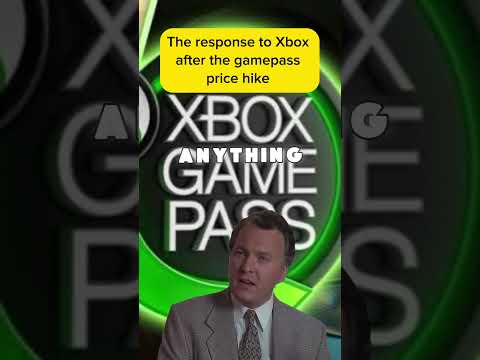The response to Xbox after the Gamepass price hike