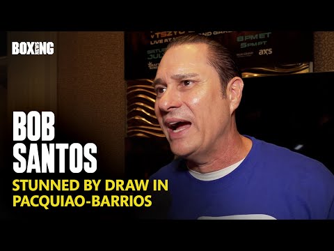 Stunned! Mario Barrios Trainer Bob Santos Reacts To Pacquiao Draw